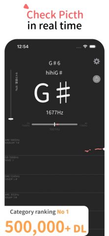 Pitch Checker: Chromatic Tuner для iOS — скриншот 1