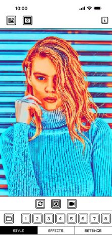 Pixel Art Camera для iOS — скриншот 1