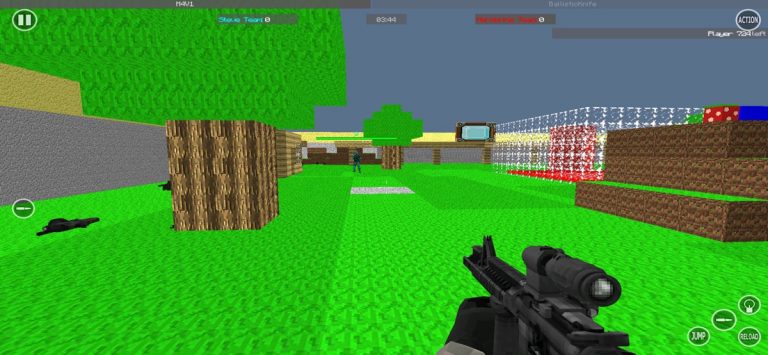 Pixel Combat Multiplayer для iOS — скриншот 2