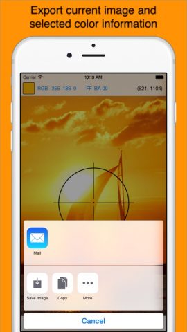 Pixel Picker — Image Color Picker для iOS — скриншот 3