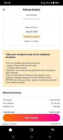 Planet Tax Free ME для Android — скриншот 4