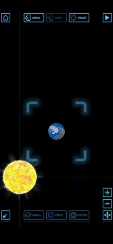 Planet simulation — скриншот 2