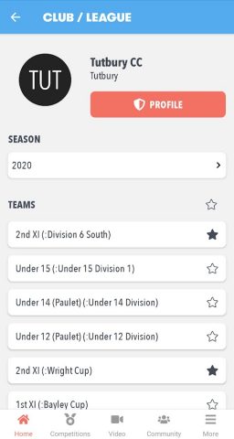 Play-Cricket Live для Android — скриншот 4