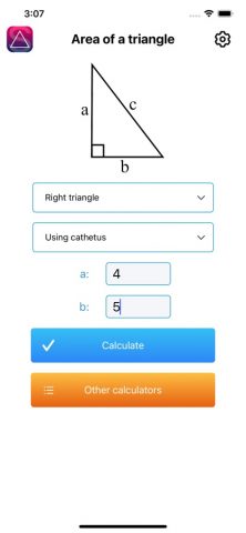 Площадь треугольника для iOS — скриншот 5