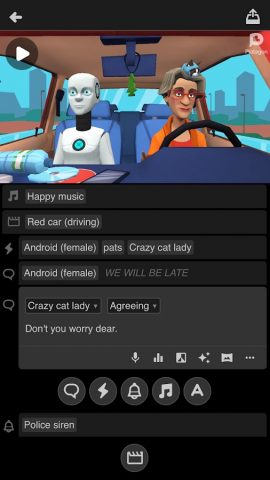 Plotagon Story для Android — скриншот 1