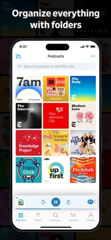 Pocket Casts: Podcast Player для iOS — скриншот 3