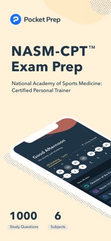 Pocket Prep NASM CPT 2026 для iOS — скриншот 1