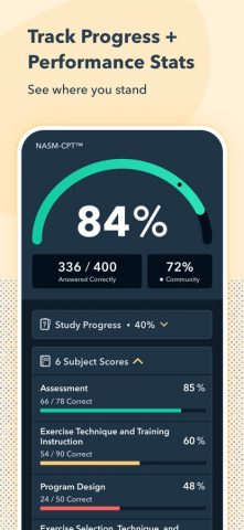 Pocket Prep NASM CPT 2026 для iOS — скриншот 4