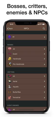 Pocket Wiki for Terraria для iOS — скриншот 4