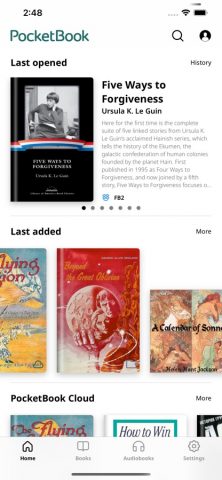 PocketBook Reader: читалка для iOS — скриншот 1