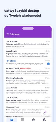 Poczta o2 для iOS — скриншот 1