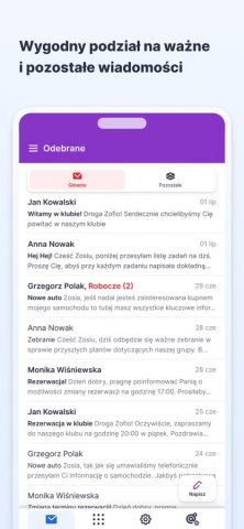 Poczta o2 для iOS — скриншот 2