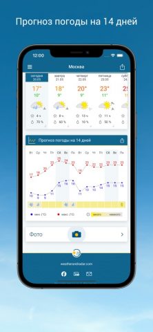 Погода & Радар для iOS — скриншот 3