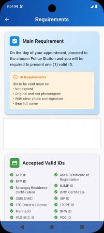 Police Clearance Guide для Android — скриншот 4