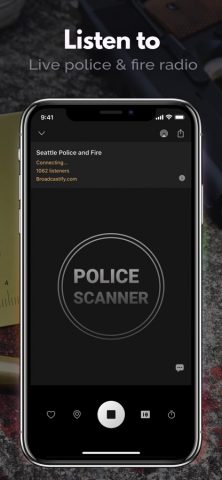 Police Scanner: Fire Radio для iOS — скриншот 2