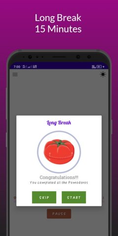 Pomodoro Timer : Study timer для Android — скриншот 3