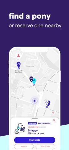 Pony — Bike & Scooter Sharing для iOS — скриншот 2