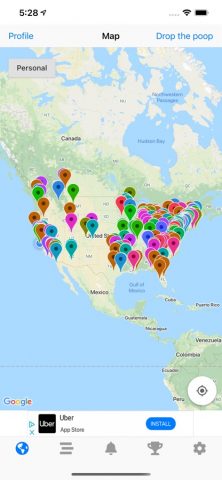 Poop Map — Pin and Track для iOS — скриншот 1