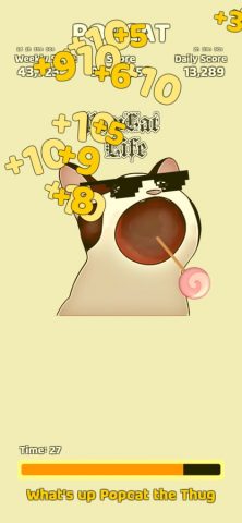 PopCat Click для iOS — скриншот 1