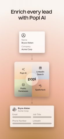 Popl: AI Lead Capture для iOS — скриншот 4