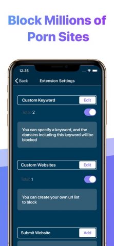 Porn Blocker Plus — for Safari для iOS — скриншот 2