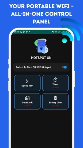 Portable WiFi — Mobile Hotspot для Android — скриншот 2