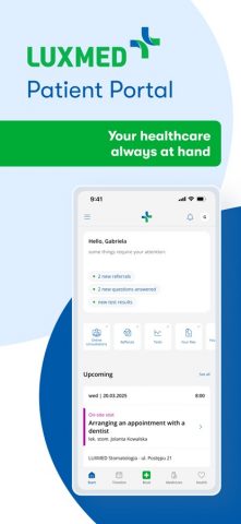 Portal Pacjenta LUX MED для iOS — скриншот 1