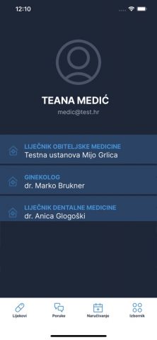 Portal Zdravlja для iOS — скриншот 3