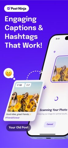 Post Ninja: Hashtag & Caption для iOS — скриншот 1