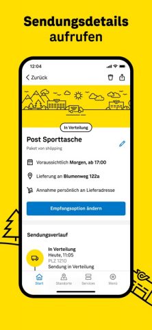 Post — Paket Tracking App для iOS — скриншот 3