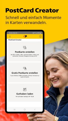 PostCard Creator для Android — скриншот 1