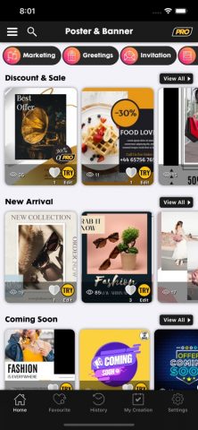 Poster & Banner Maker — скриншот 1