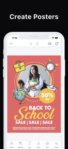 Poster Maker + Flyer Creator для iOS — скриншот 2