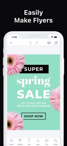 Poster Maker + Flyer Creator для iOS — скриншот 3