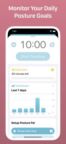 Posture Pal — Improve & Alert для iOS — скриншот 2