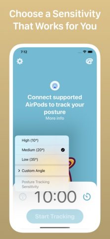 Posture Pal — Improve & Alert для iOS — скриншот 5