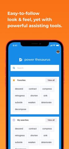 Power Thesaurus для iOS — скриншот 1