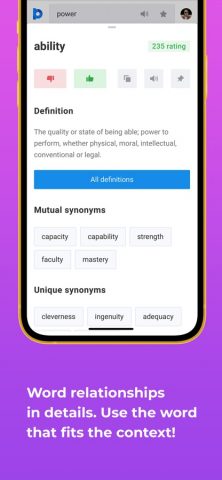 Power Thesaurus для iOS — скриншот 4