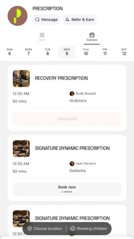 Prescription Dynamic Pilates для Android — скриншот 3