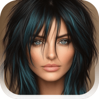 Примерка прически с челкой для iOS