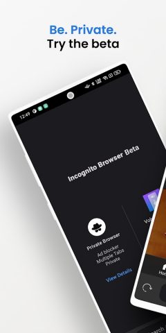 Private Browser — Beta для Android — скриншот 5