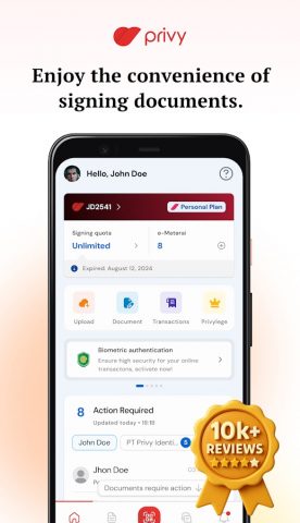Privy — Tanda Tangan Digital для Android — скриншот 1