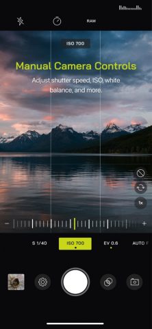 Pro Camera by Moment для iOS — скриншот 1