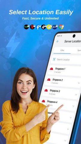 Pro Gamer VPN: Быстрый игровой для Android — скриншот 3