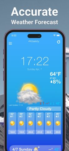 Прогноз Погоды ٞ для iOS — скриншот 1