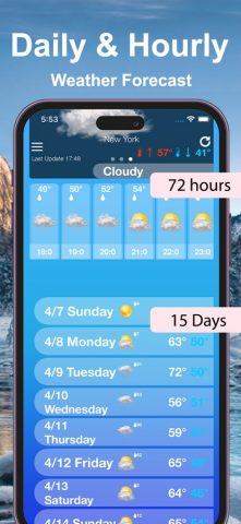 Прогноз Погоды ٞ для iOS — скриншот 5