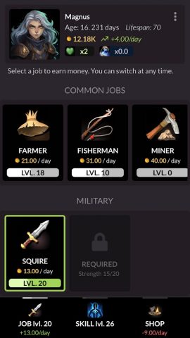 Progress Knight: Remastered для Android — скриншот 1