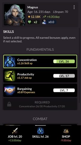 Progress Knight: Remastered для Android — скриншот 2