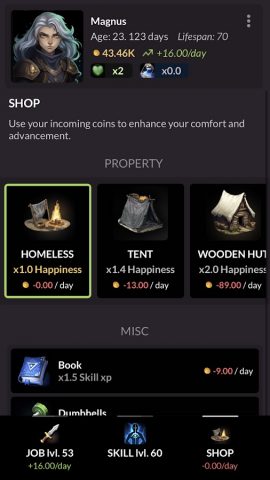 Progress Knight: Remastered для Android — скриншот 3