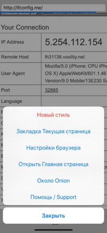 Прокси: Анонимный браузер для iOS — скриншот 2